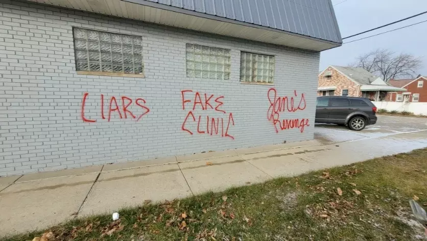 Threatening messages spray-painted on home of pro-life pregnancy center board member