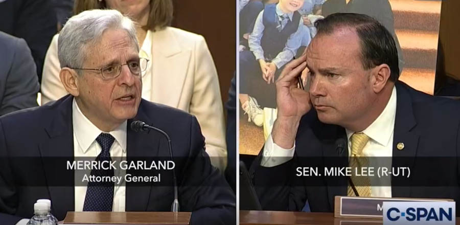 U.S. Attorney General Merrick Garland tells Utah Sen. Mike Lee it's not as easy to catch pro-abortion vandals attacking pregnancy centers because they conduct the attacks at night