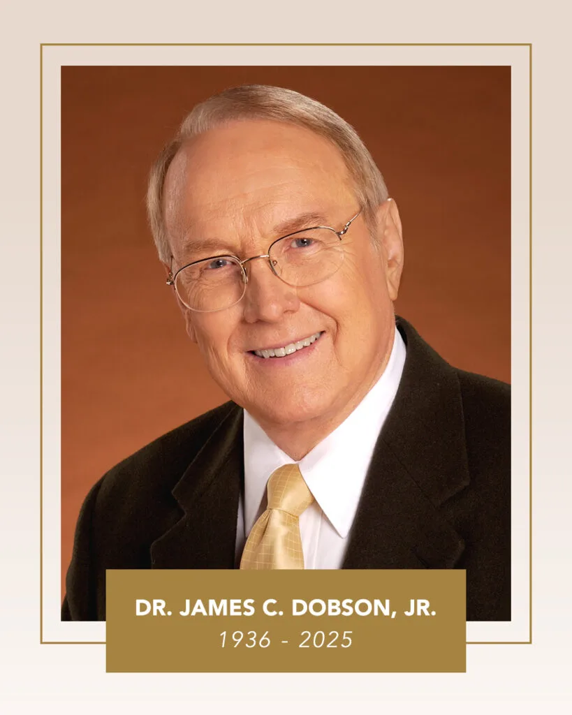 Dr. James Dobson Announcement
