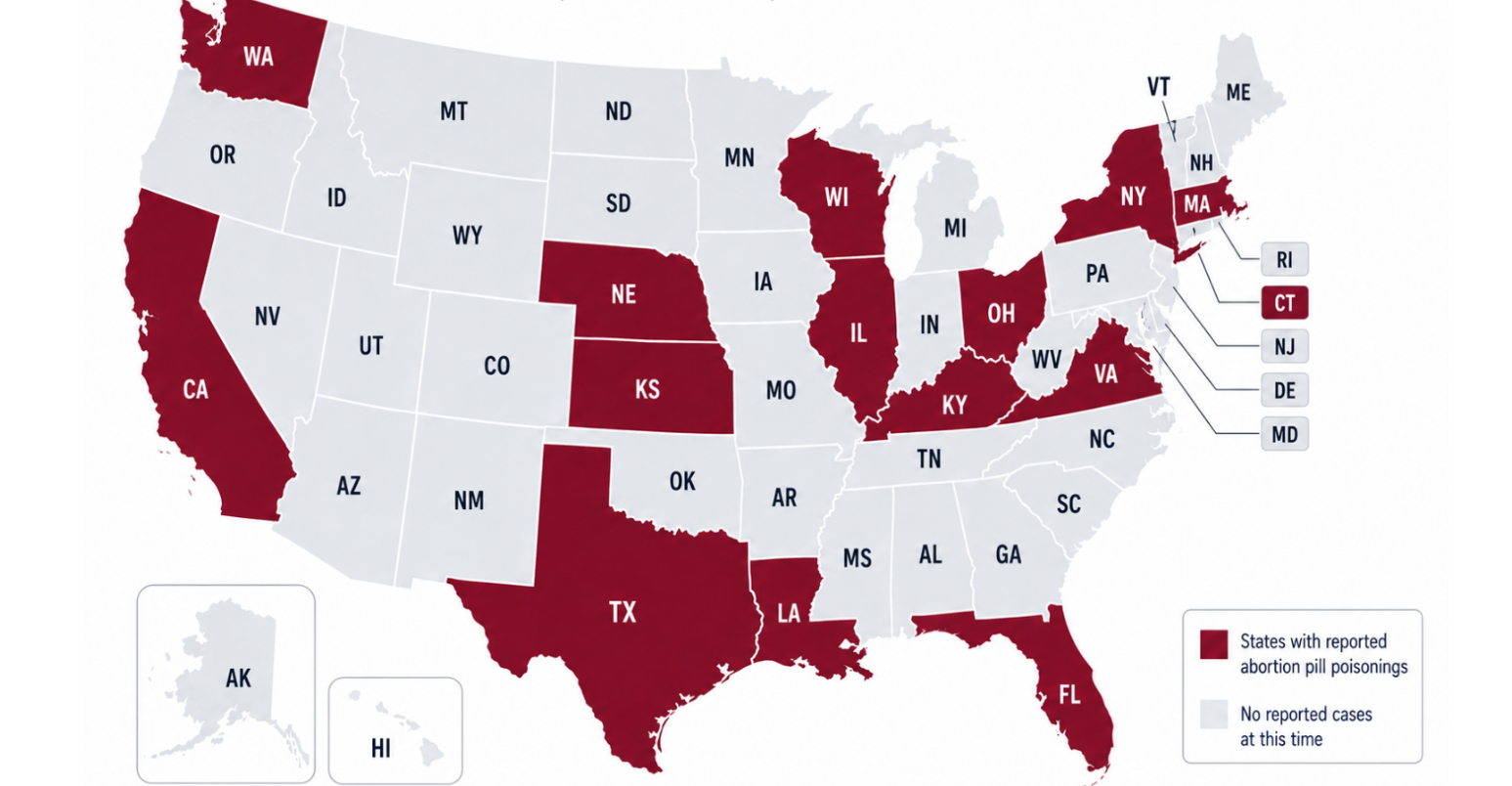 Heartbeat International launches national tracker documenting reported abortion pill poisonings and forced abortions