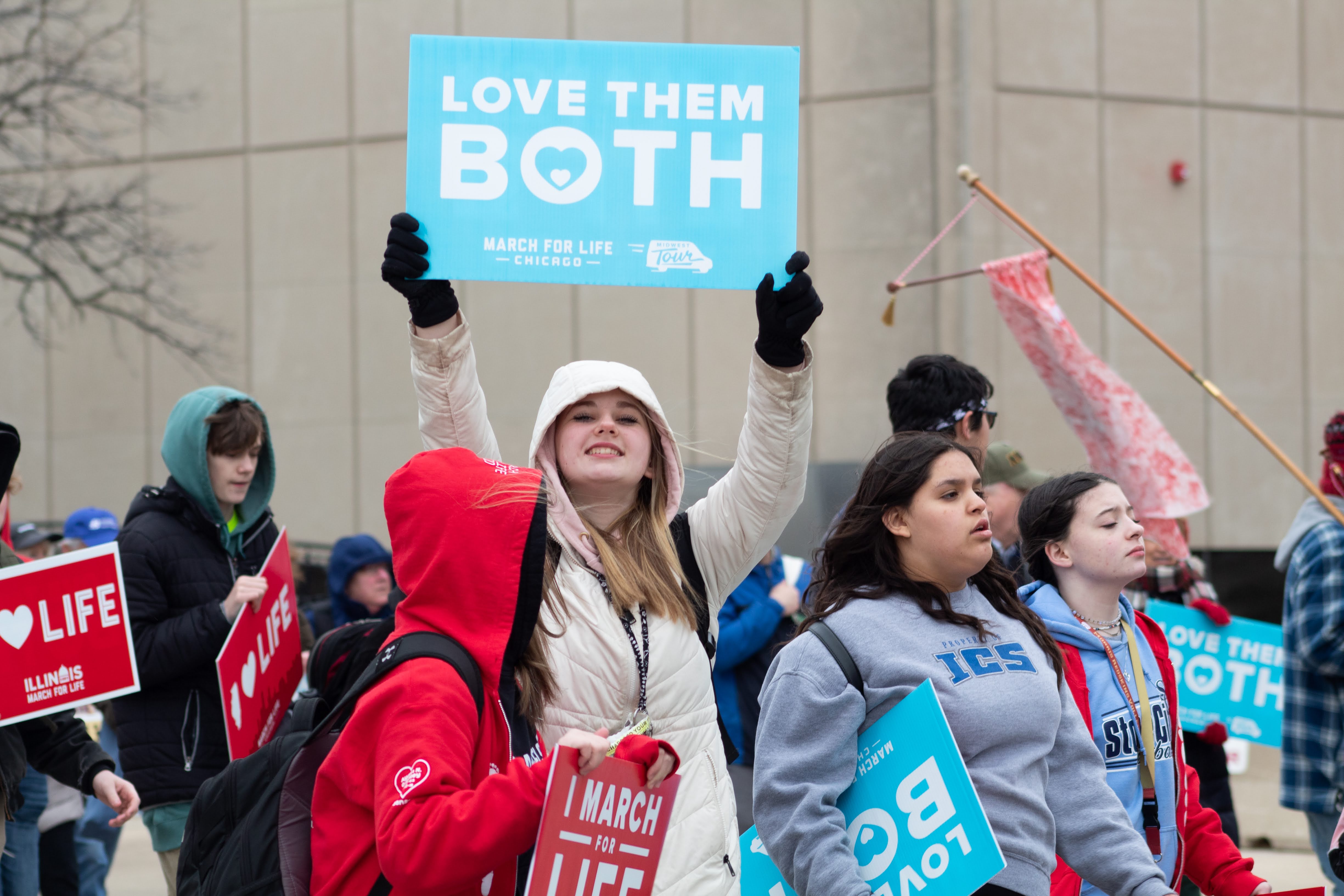 Illinois March for Life participants proclaim “women deserve