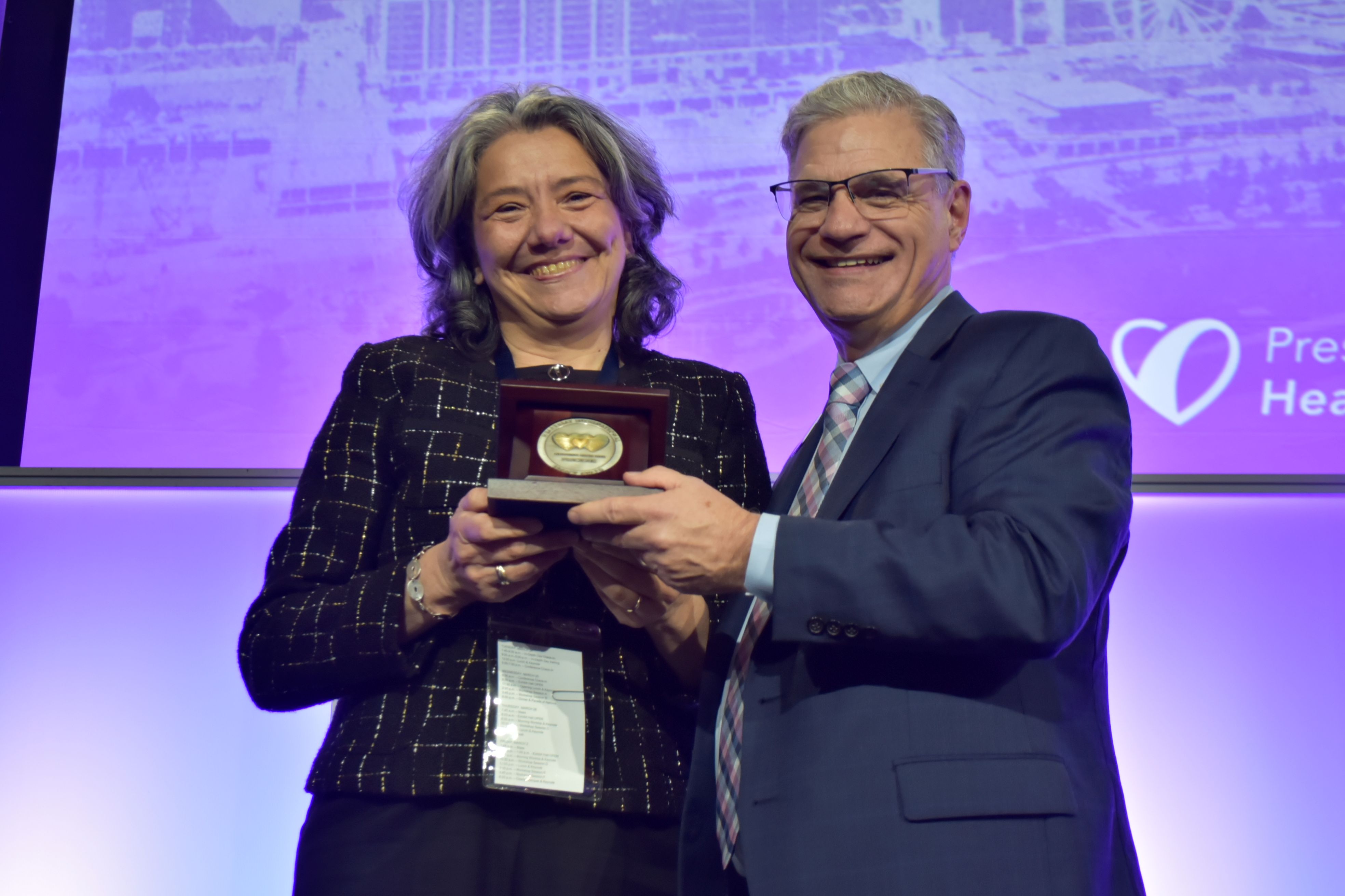 Carrying on the tradition her father built; head of largest pregnancy help network abroad honored with legacy award