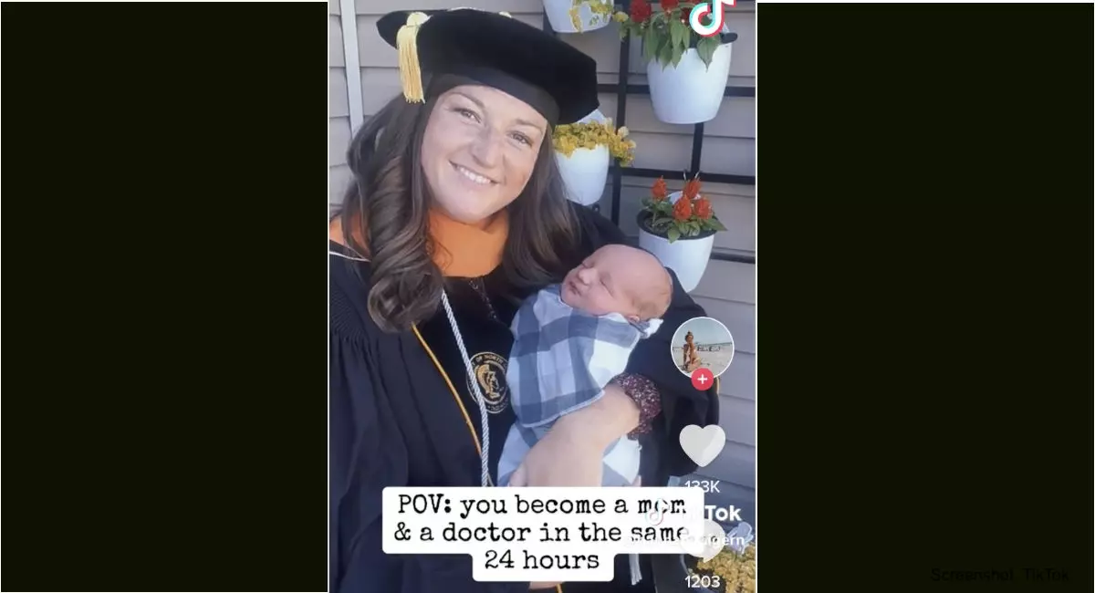 Mom graduates with PhD one day after giving birth: ‘We can do anything’