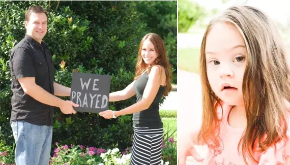 Mom credits faith in giving birth to girl with Down syndrome despite doctor’s advice to abort