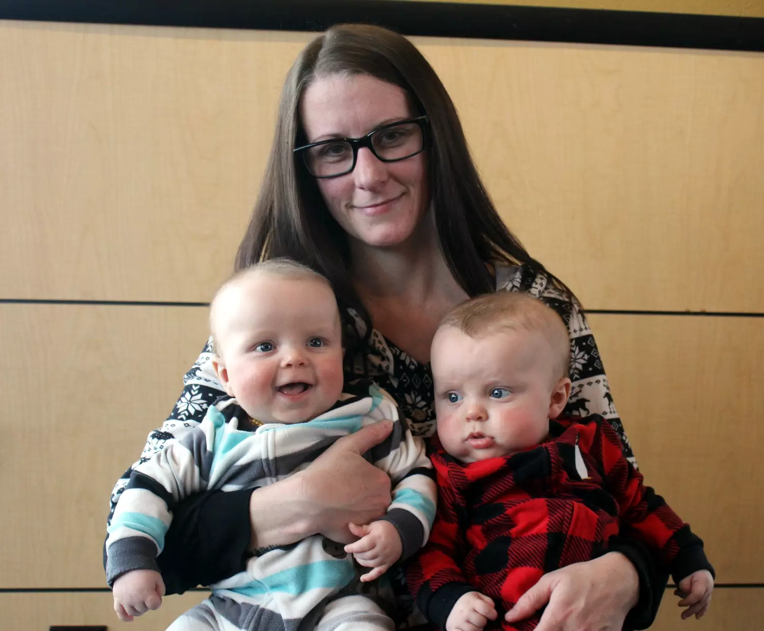 Twice-blessed this holiday season - Once considering abortion, woman now embraces motherhood with twins