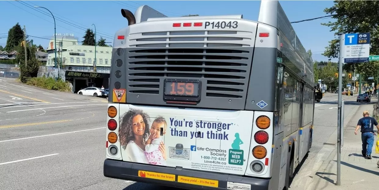 Pro-life bus messages are now taking the bus