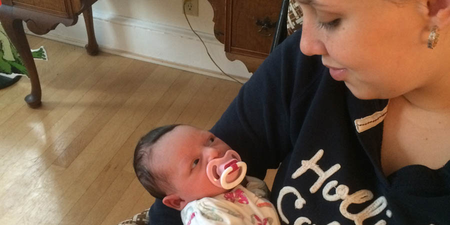 One of thousands of moms served by Carolyn's Place in Waterbury, Conn.