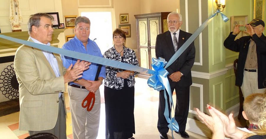 Randy and Evelyn James open up their regional center, which can house up to 30 women and children.