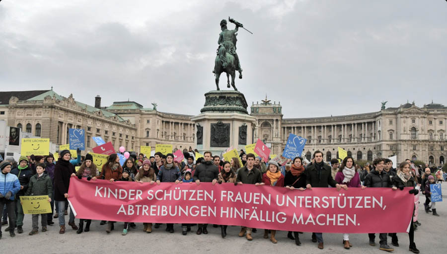 Over 2,500 people marched for life in Vienna.