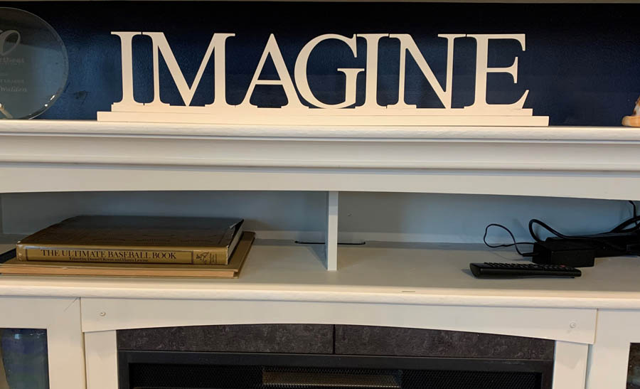 The Waldens "Imagine" word art