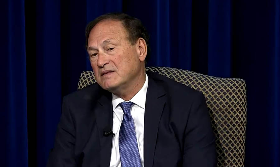 Supreme Court Justice Samuel Alito discusses the leak of the draft majority opinion in the Dobbs case at the Heritage Foundation