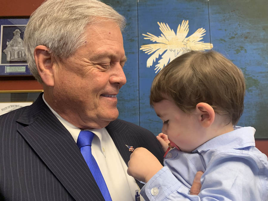 Rep. Ralph Norman (R-SC) with Oliver during Heartbeat International's Babies Go to Congress