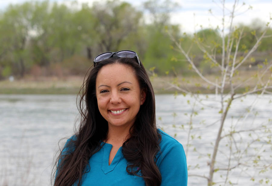 Kayla near the North Platte River in Casper, WY