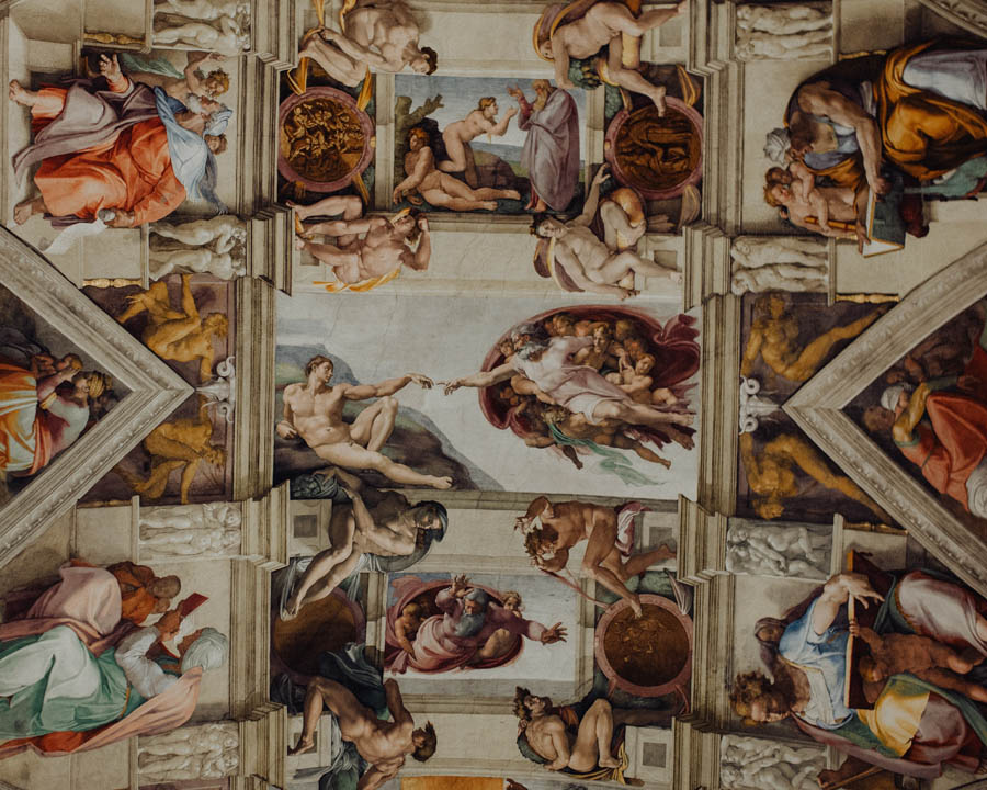 Sistine Chapel ceiling art/The Creation of Adam