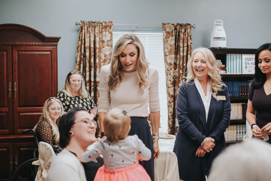 Lara Trump visits HELP Pregnancy Center in Monroe, NC