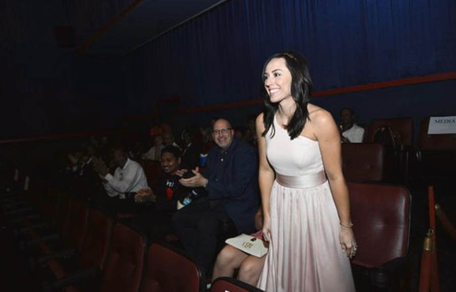 Actress Ashley Bratcher at the Jamaica premiere of Unplanned