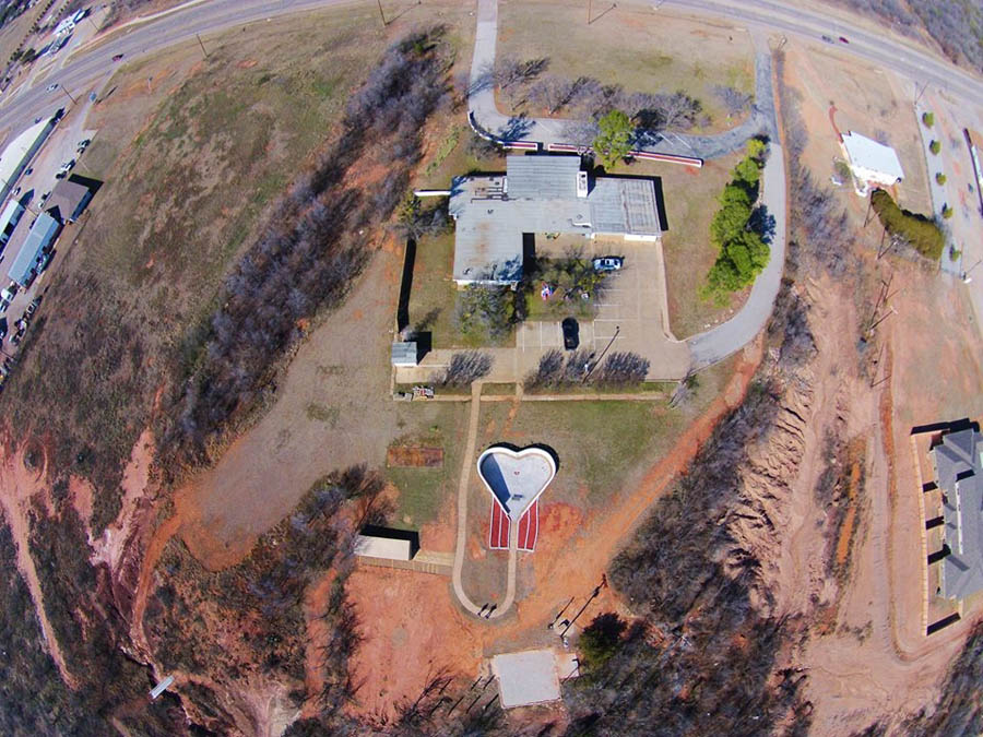 Overhead view of Pregnancy Help Center