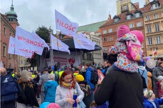 &quot;Love life, choose life:&quot; National March for Life and Family in Warsaw, Poland, Sept. 18, 2022.