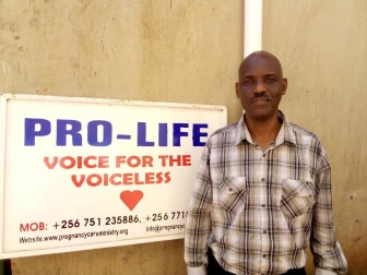 Stephen Wabomba, executive director of Pregnancy Care Ministry in Jinja, Uganda