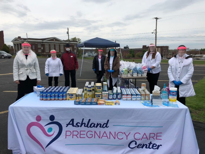 Ashland Pregnancy Care Center blessed moms with essential supplies just before Mother&#039;s Day