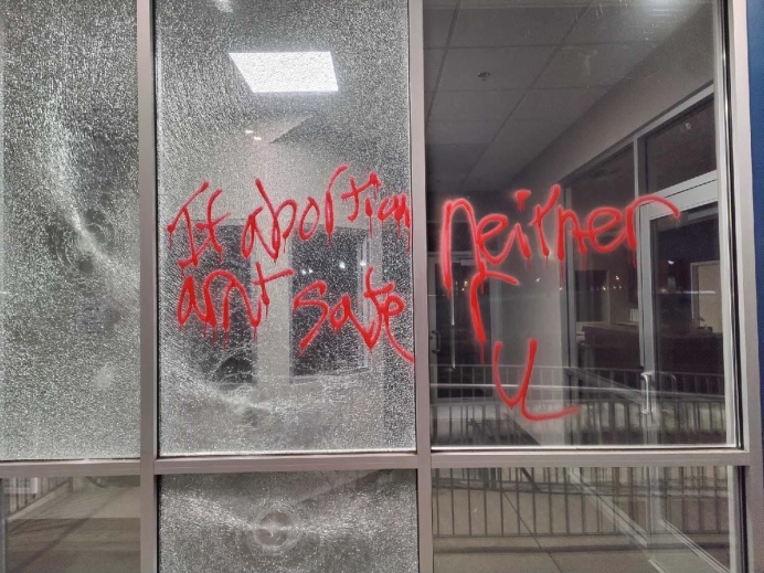 Attacks on pregnancy help continue as pro-abortion vandals targeted First Care Pregnancy Center in south Minneapoplis this past weekend