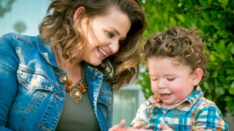 Rebekah Buell and her son, Zechariah, who she rescued through the abortion pill reversal in 2013.