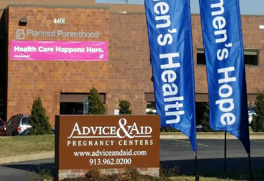 K.C. Pregnancy Center Draws Clients, Fury from Planned Parenthood Next Door
