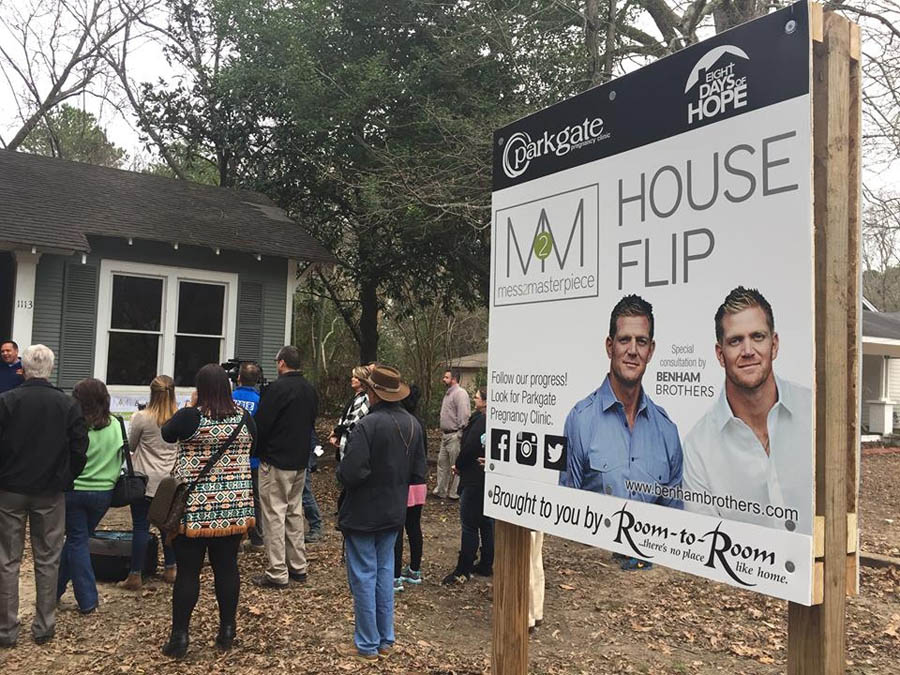 Benham Bros. Inspire Pregnancy Center Fundraising Flip