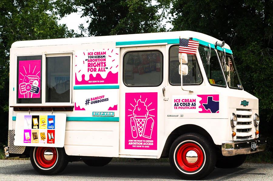 “Abortion ice-cream truck” promotes killing of babies at popular Texas conference