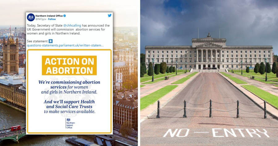 UK Government to take over abortion services in Northern Ireland