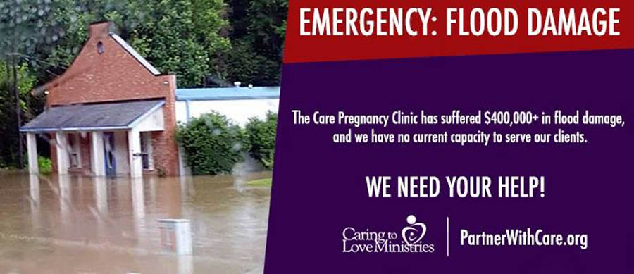 Sunk by Flood, Louisiana Pregnancy Clinic Seeking Mobile Solution